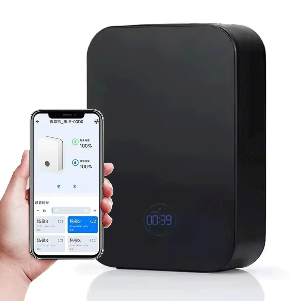 Intelligent Aromatherapy Diffuser for Large Room Fragrance Diffusers Wall Mounted Aroma Diffuser Machine Electric Smell for Home